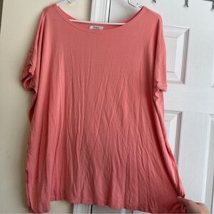 Piko 1988 Women's Pink Short Sleeve Top